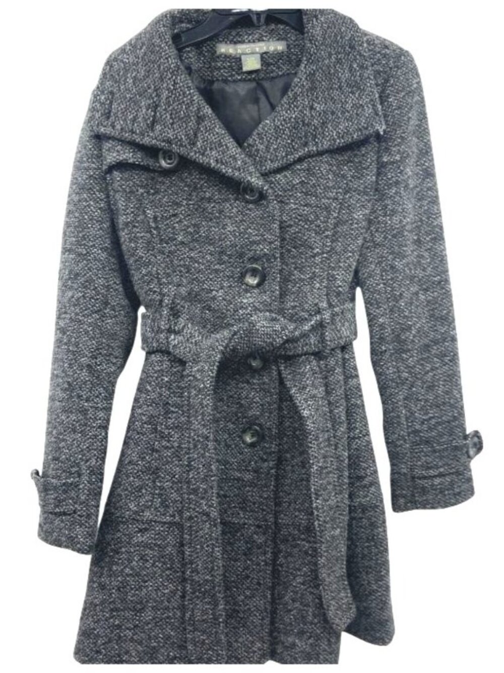 Kenneth Cole Reaction Women's Tweed Coat Size S